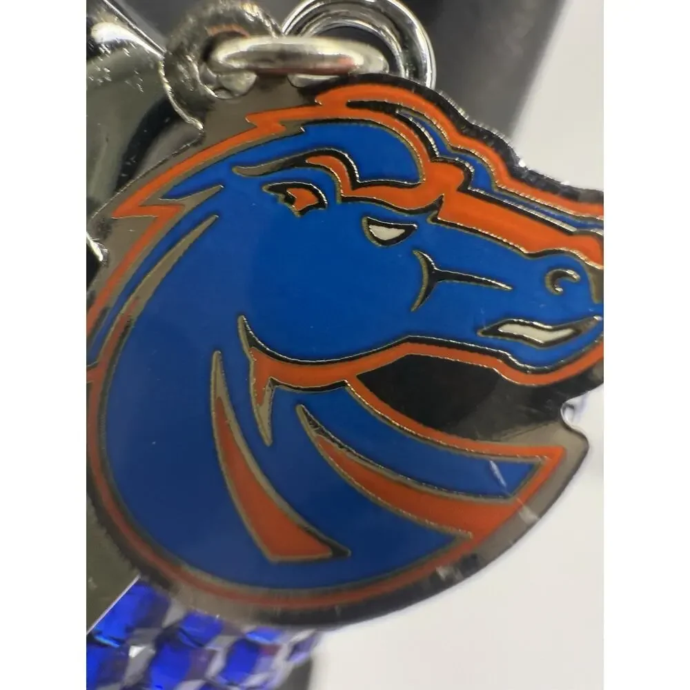 Boise State Broncos University College‎ Rhinestone Bracelet Heart Fan Cheer EUC
